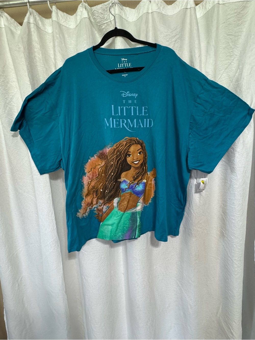 Disney The Little Mermaid Teal Girls' Graphic Tee